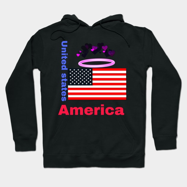 United states Style Hoodie by Superboydesign